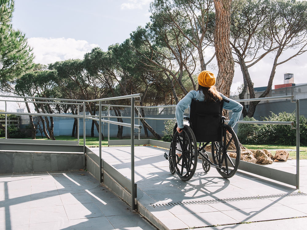 Accessible ramp entrance